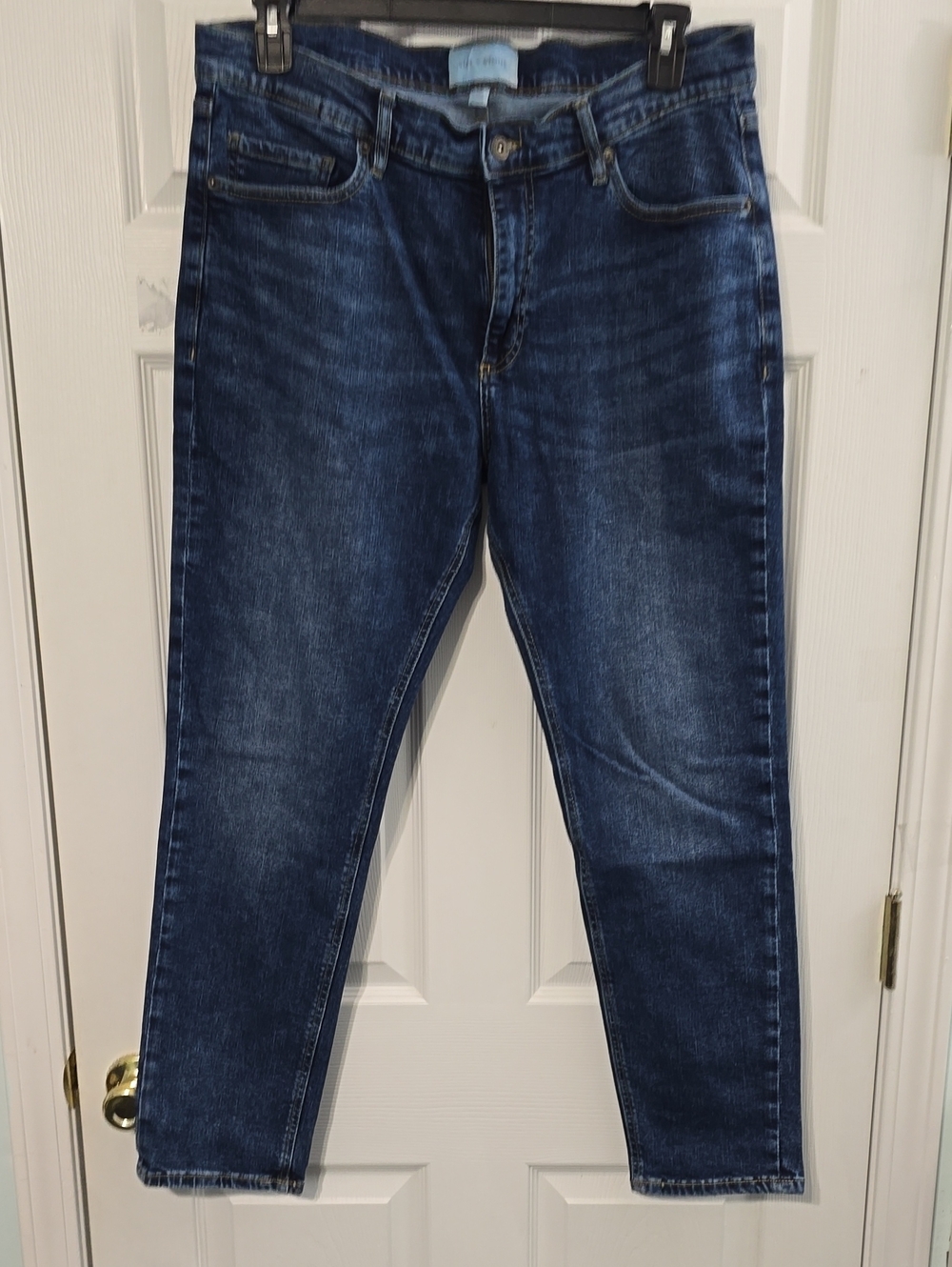 Sun And Stone Men's Blue Denim Jeans - Loose Fit